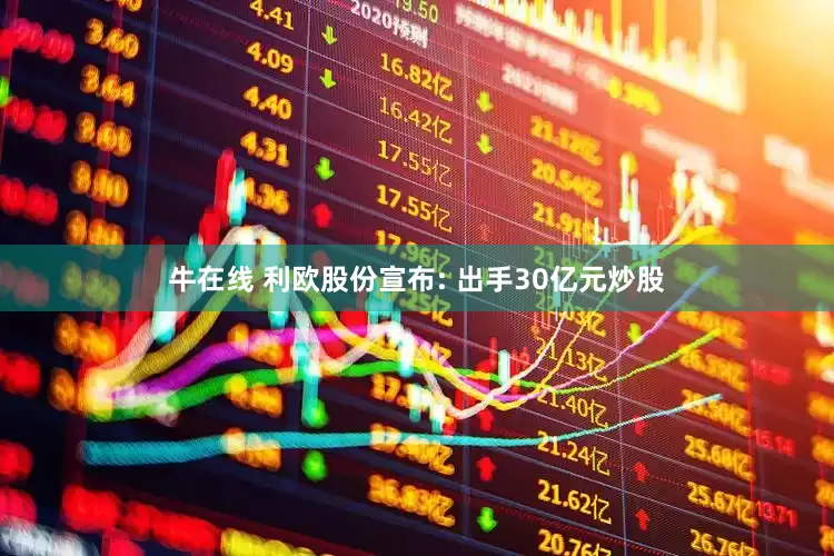 牛在线 利欧股份宣布: 出手30亿元炒股