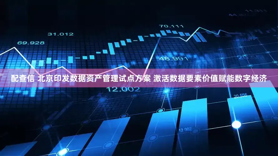 配查信 北京印发数据资产管理试点方案 激活数据要素价值赋能数字经济